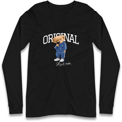 Teddy Bear Original Streetwear Longsleeve T Shirt