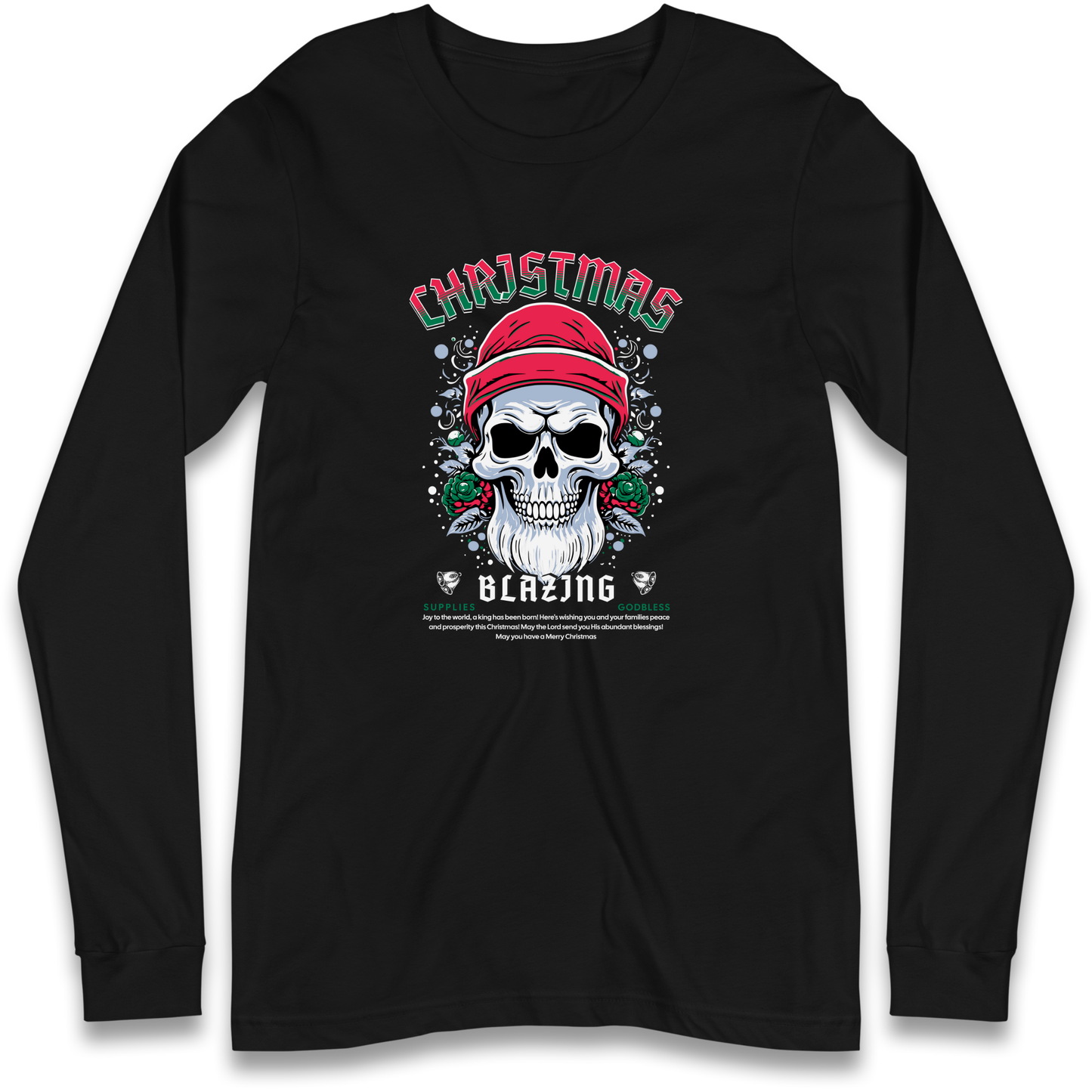 Christmas Blazing Longsleeve T Shirt