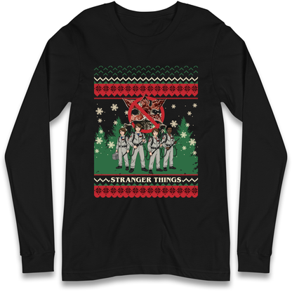 Stranger Things Demogorgon Christmas Longsleeve T Shirt