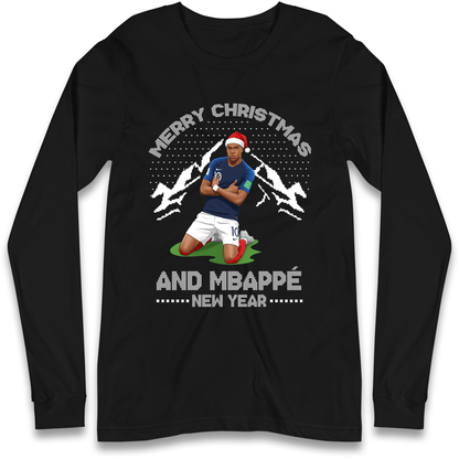 Mbappe Christmas Longsleeve T-Shirt