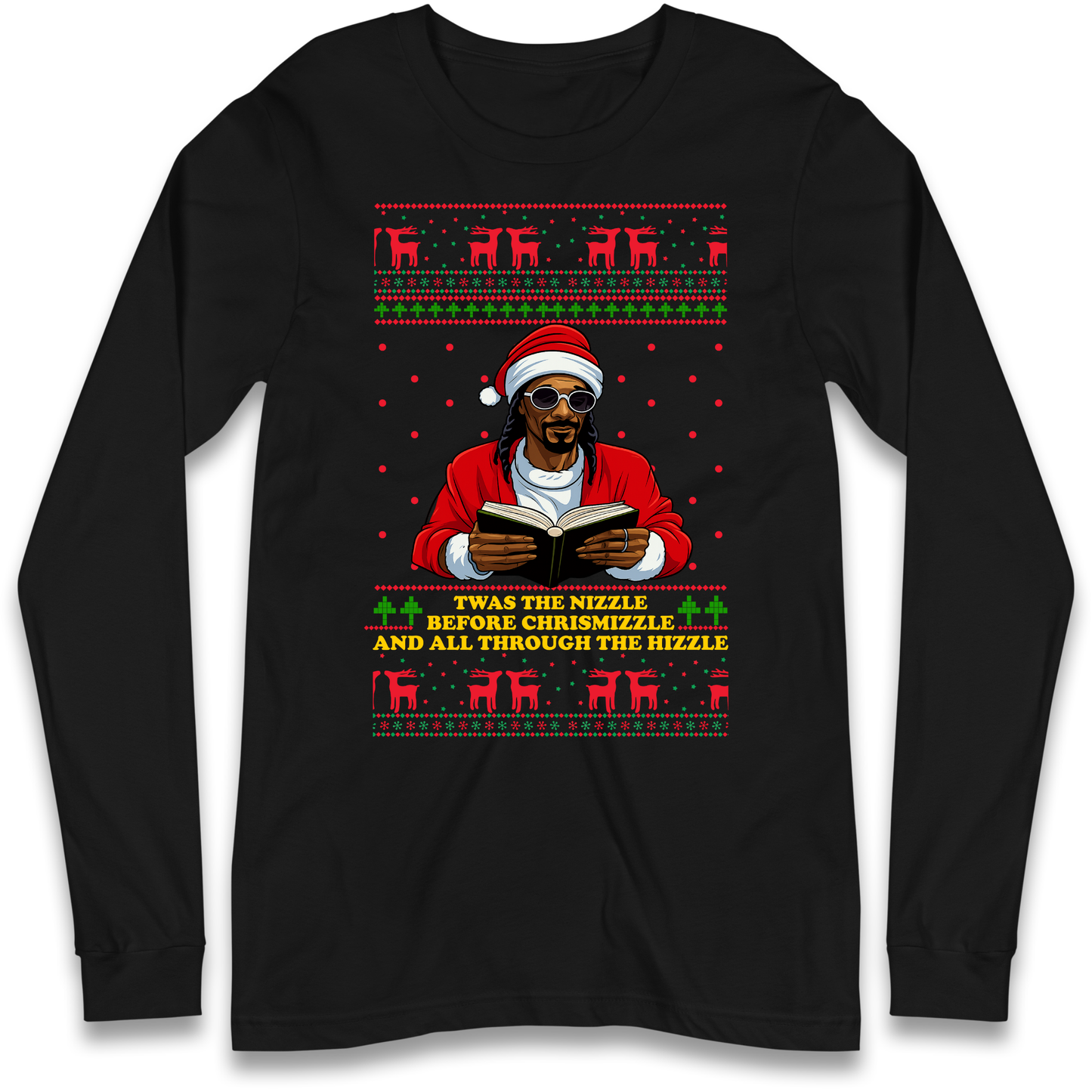 Snoop Dogg Nizzle Christmas Longsleeve T-Shirt