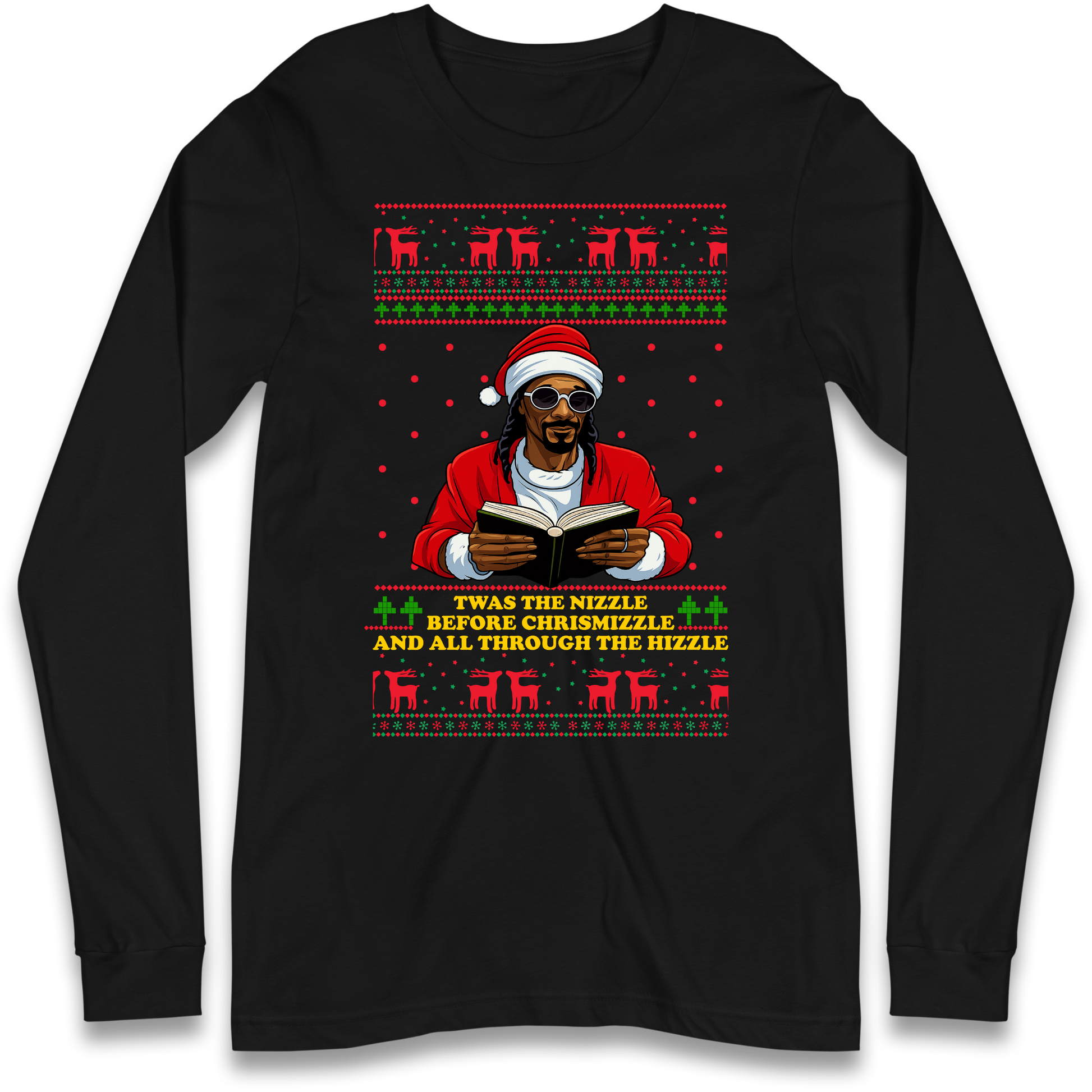 Snoop Dogg Nizzle Christmas Longsleeve T-Shirt