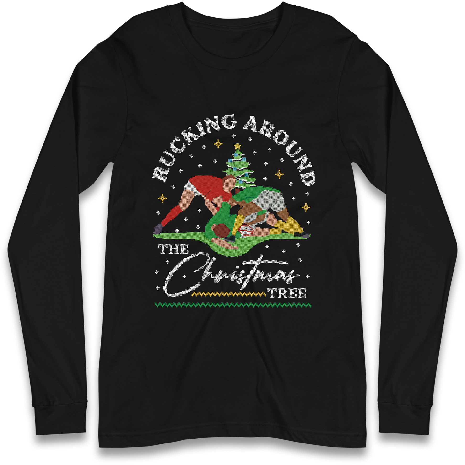 Rugby Christmas Longsleeve T Shirt