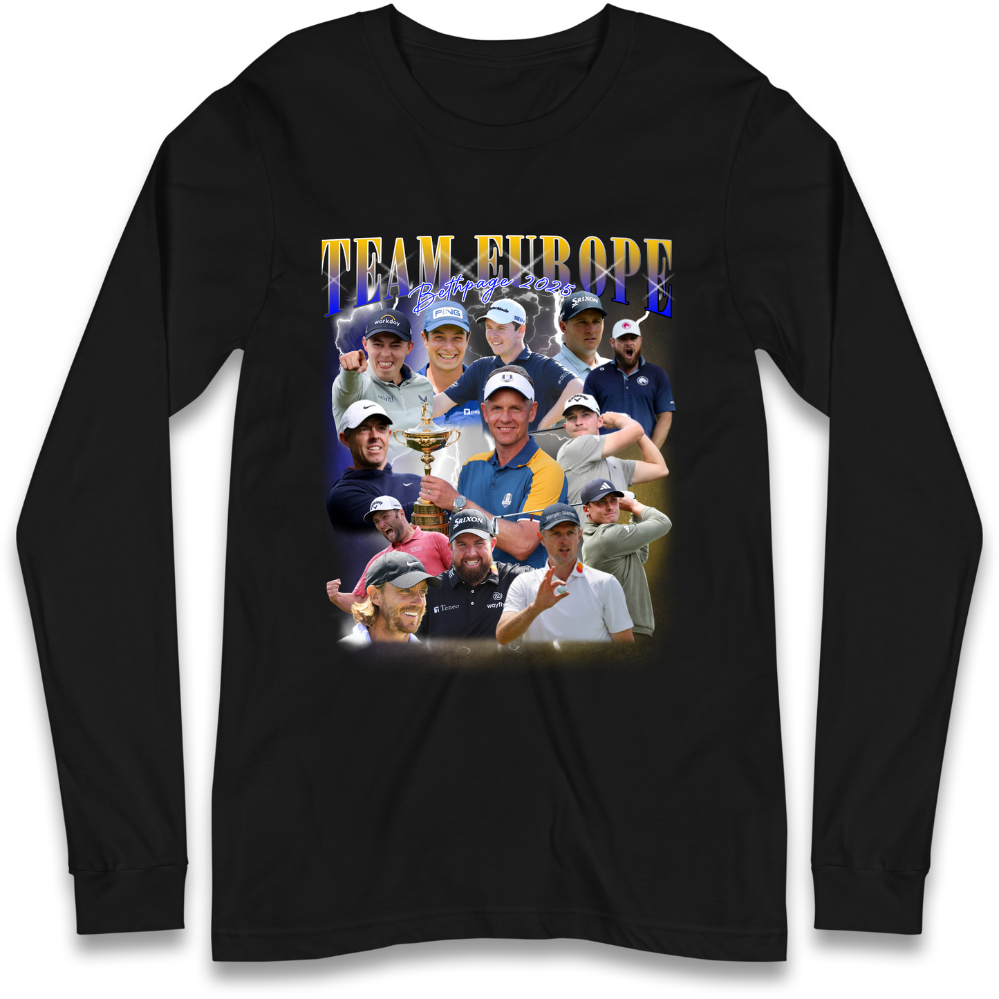 Ryder Cup 2025 Team Europe Longsleeve T Shirt
