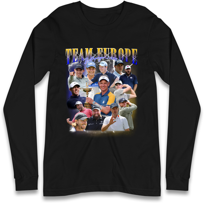 Ryder Cup 2025 Team Europe Longsleeve T Shirt