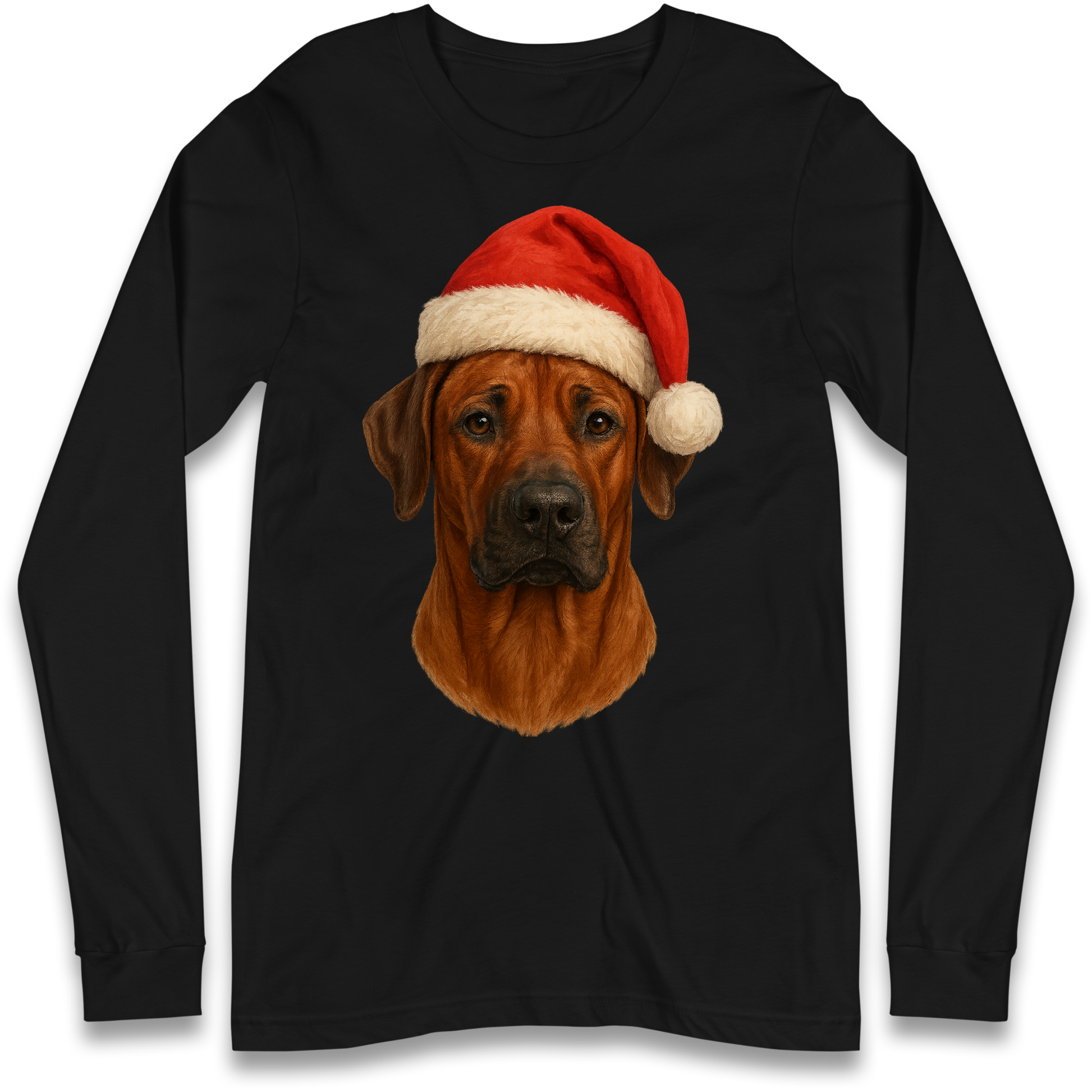 Rhodesian Ridgeback Christmas Longsleeve T-Shirt