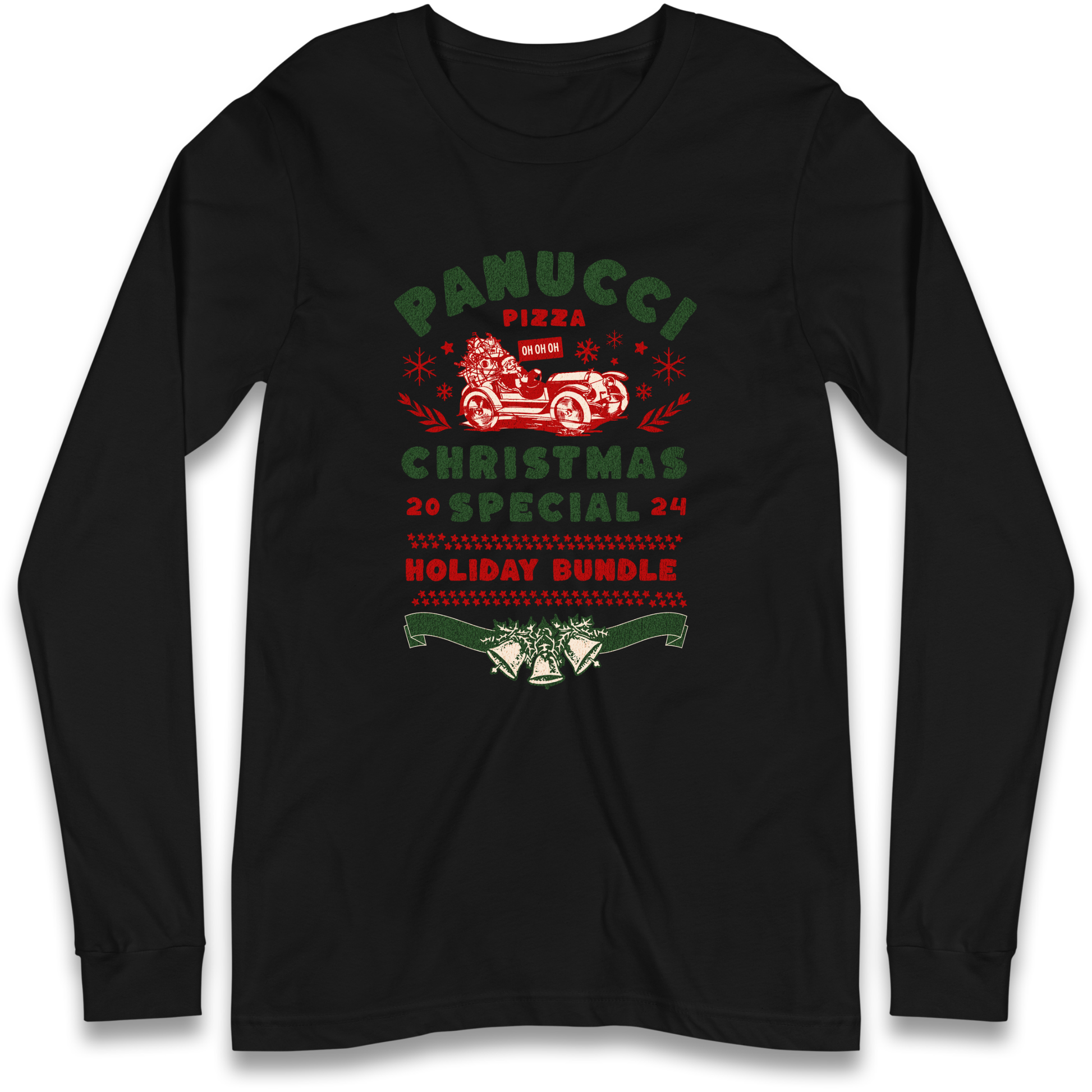 Panucci Pizza Christmas Special Christmas Longsleeve T Shirt