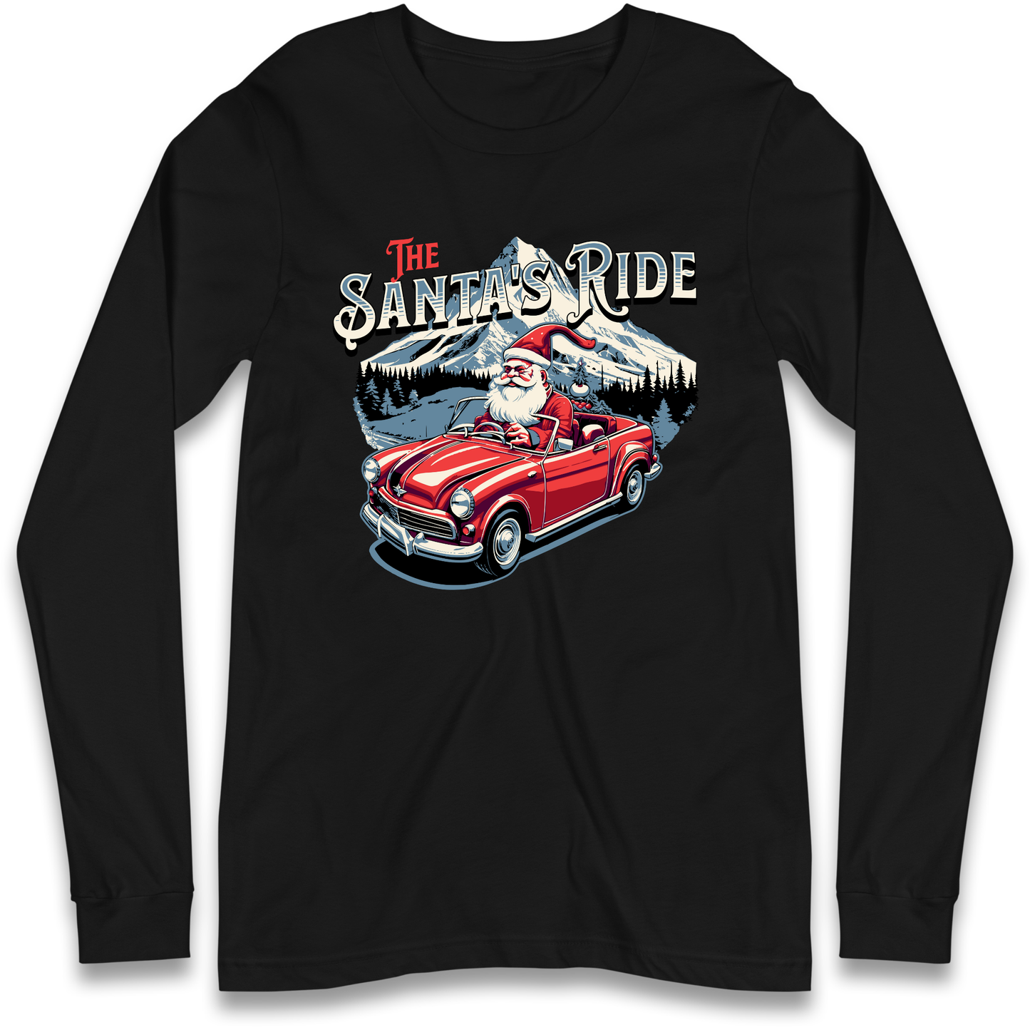 The Santas Ride Christmas Longsleeve T Shirt