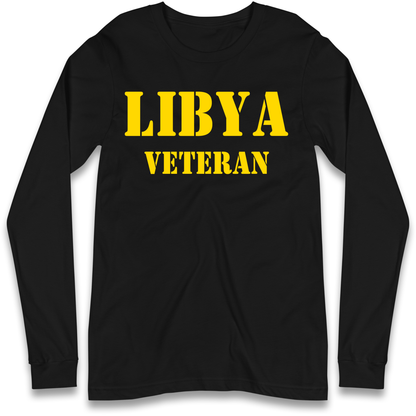 Libya Veteran Longsleeve T Shirt