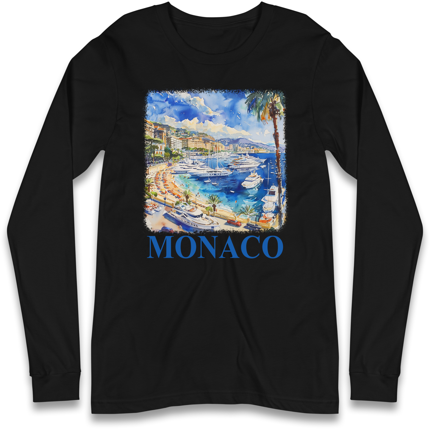 Monaco Painting Longsleeve T Shirt