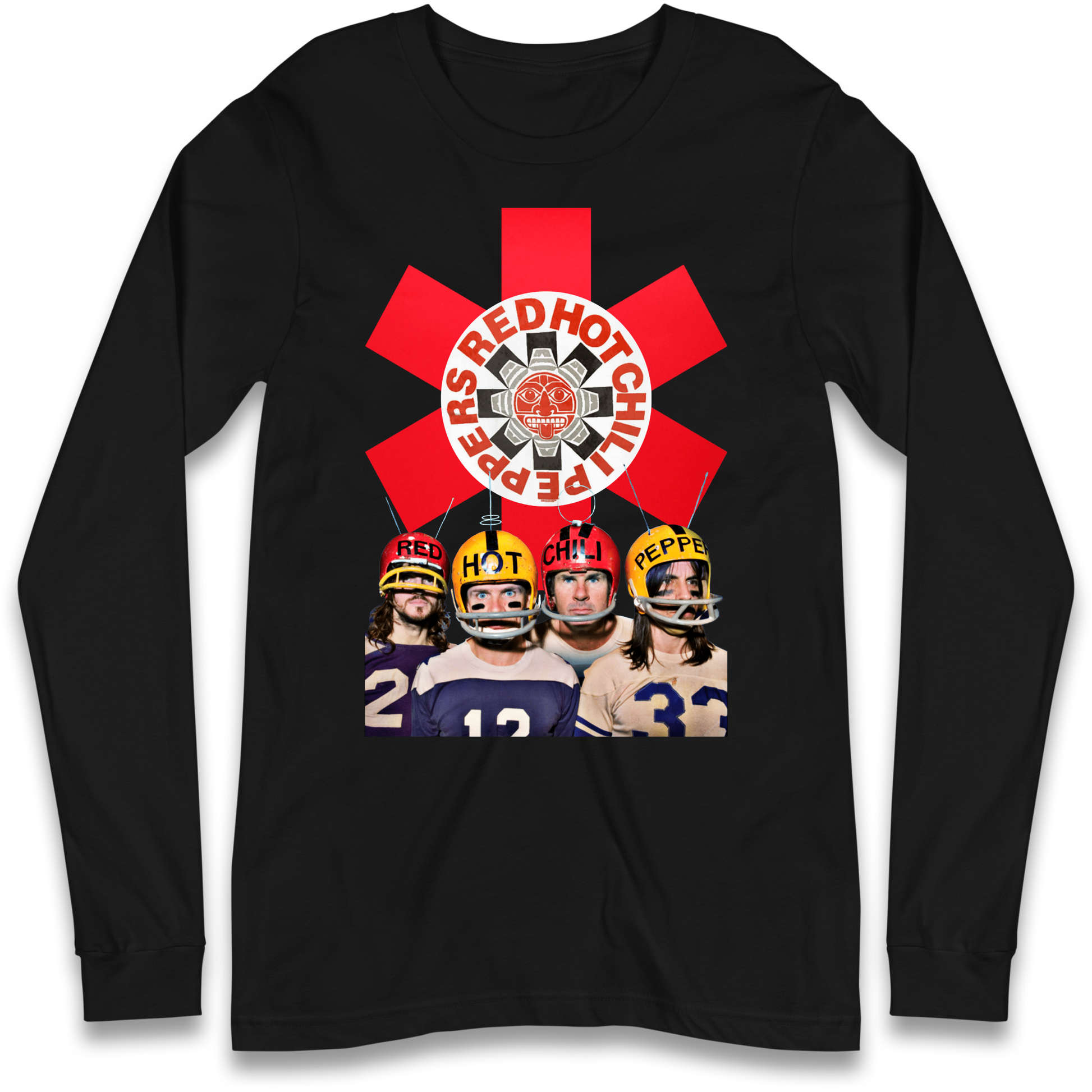 Red Hot Chilli Peppers American Football Longsleeve T Shirt