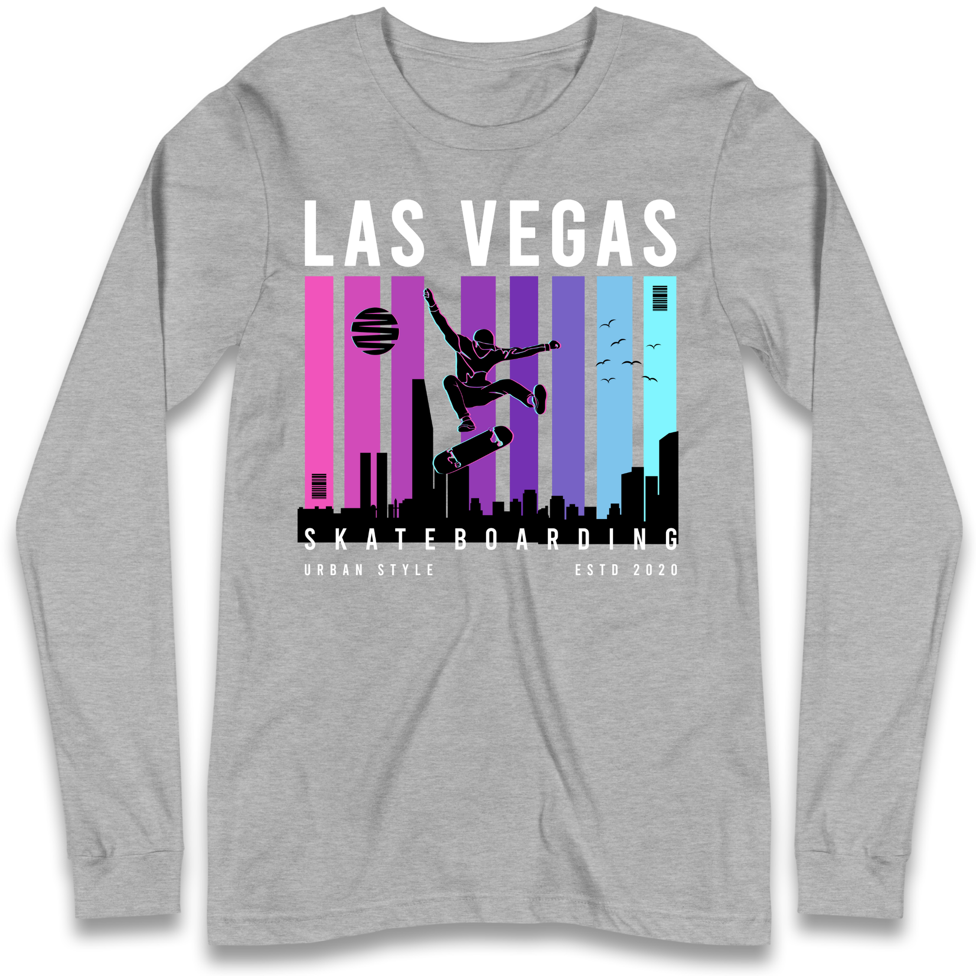 Las Vegas Skateboarding Longsleeve T Shirt
