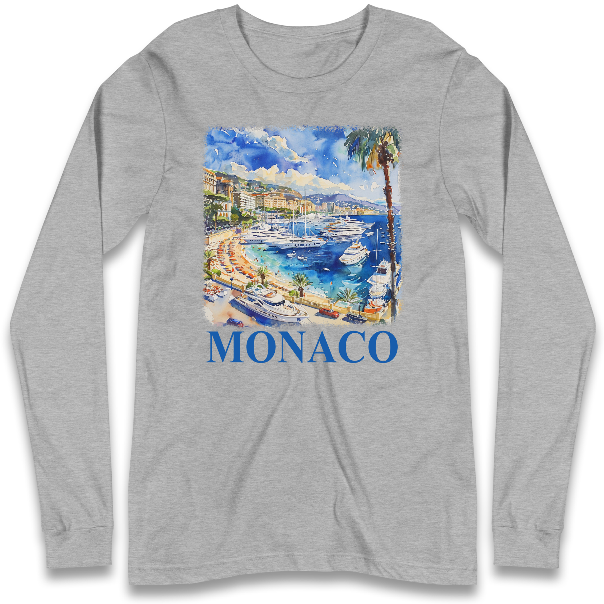 Monaco Painting Longsleeve T Shirt