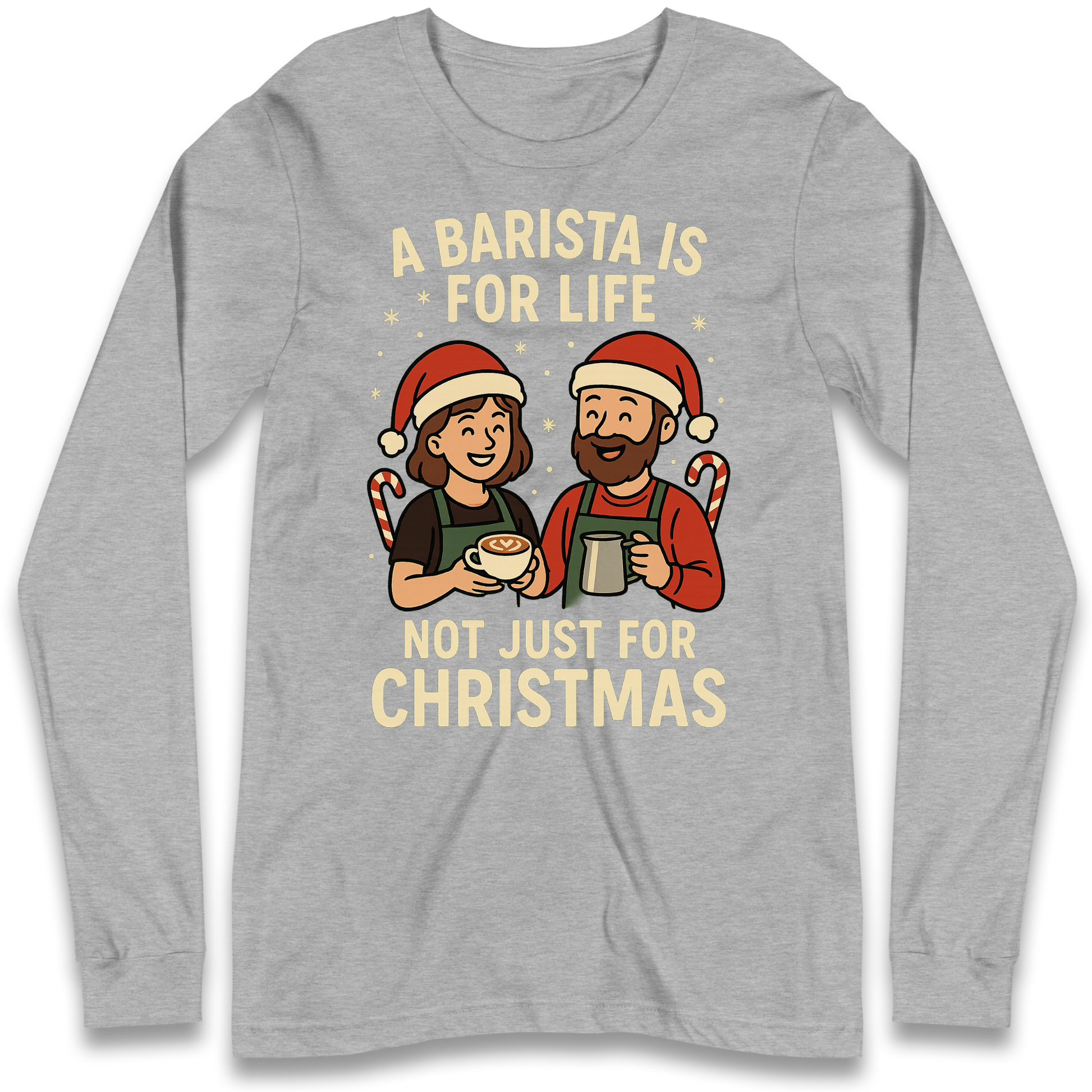 Barista Christmas Longsleeve T Shirt
