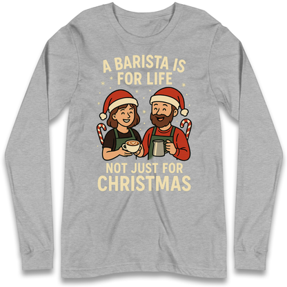 Barista Christmas Longsleeve T Shirt