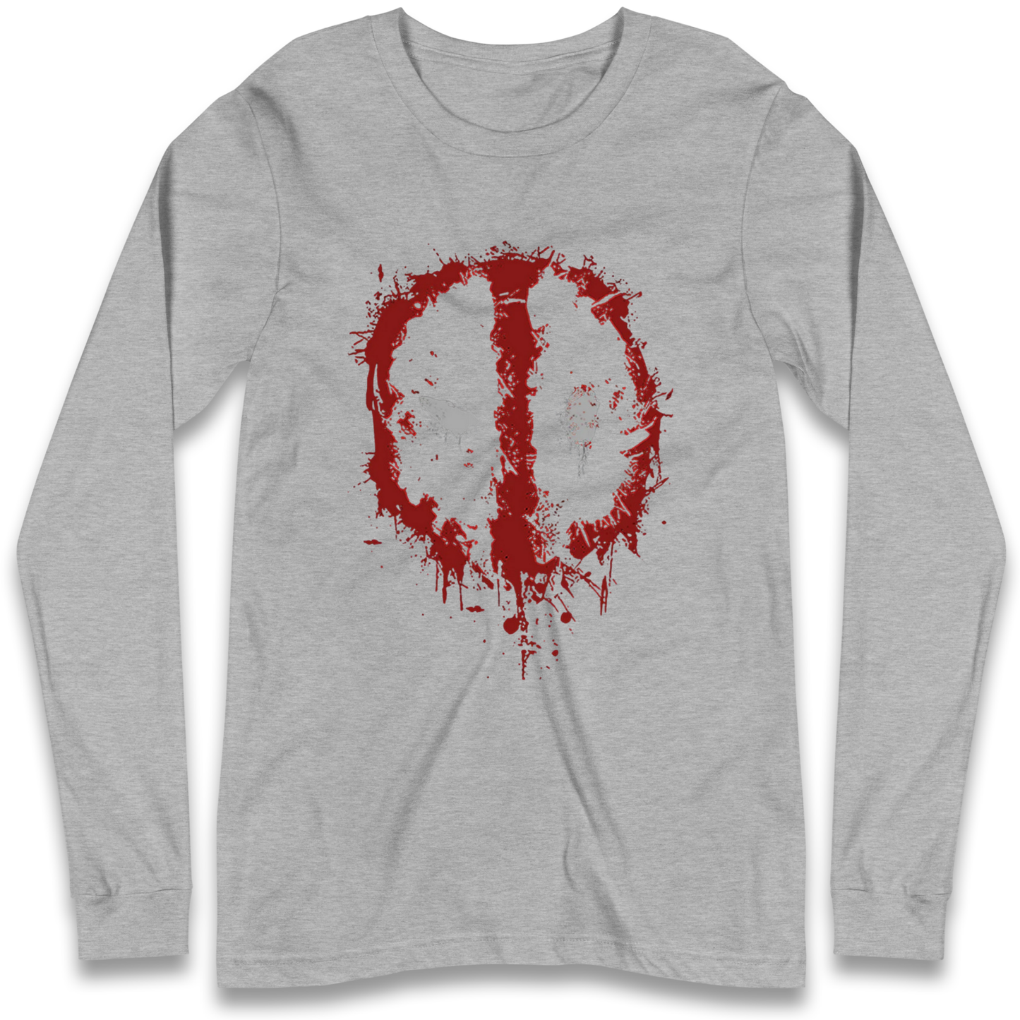 Marvel Deadpool Splatter Icon Longsleeve T Shirt