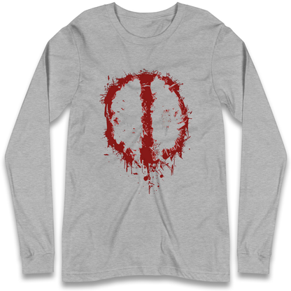 Marvel Deadpool Splatter Icon Longsleeve T Shirt