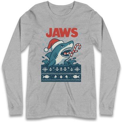 Jaws Christmas Longsleeve T Shirt