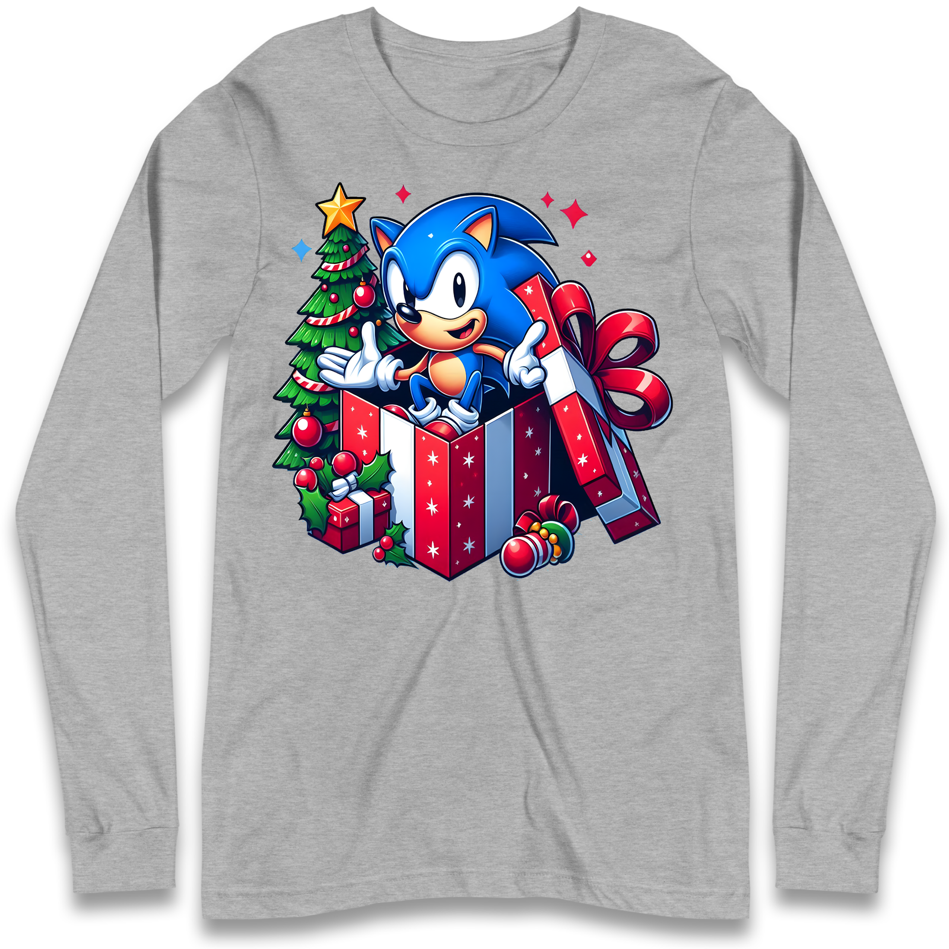 Sonic The Hedgehog Christmas Longsleeve T Shirt