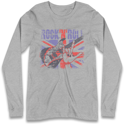 Rock N Roll Union Jack Longsleeve T Shirt