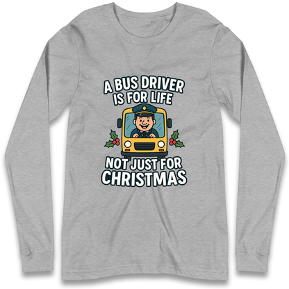 Bus Driver Christmas Longsleeve T Shirt