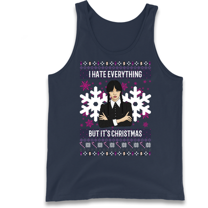 Wednesday addams Christmas Tank Top