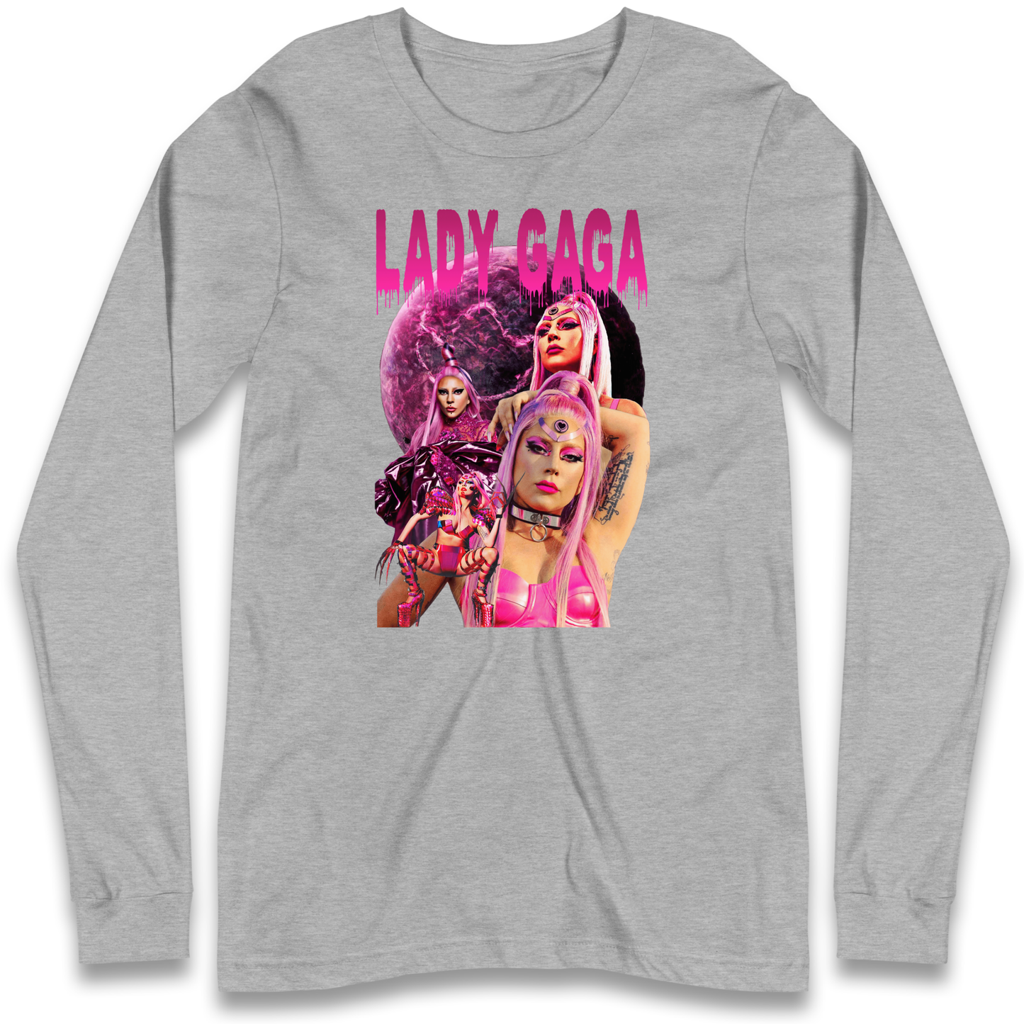 Lady GaGa Pink Longsleeve T Shirt
