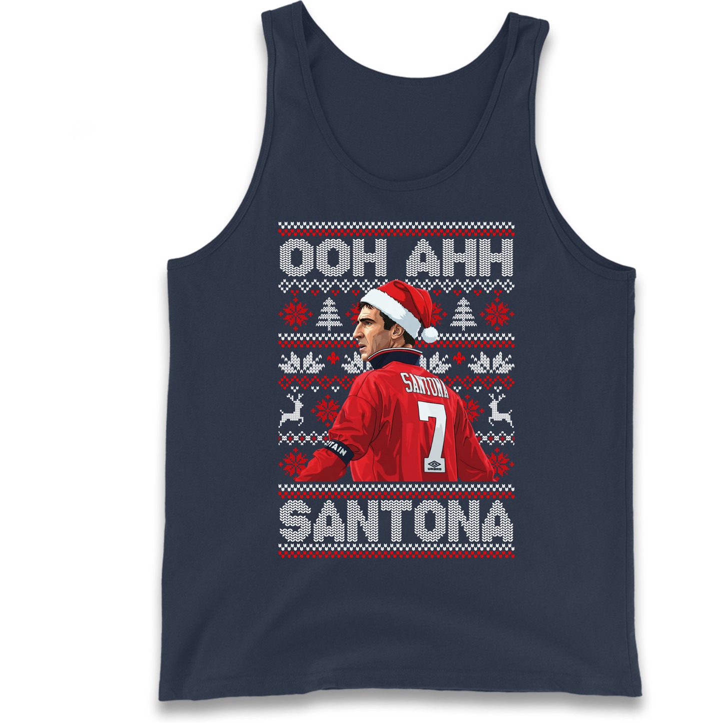 M'nchester United Christmas Tank Top