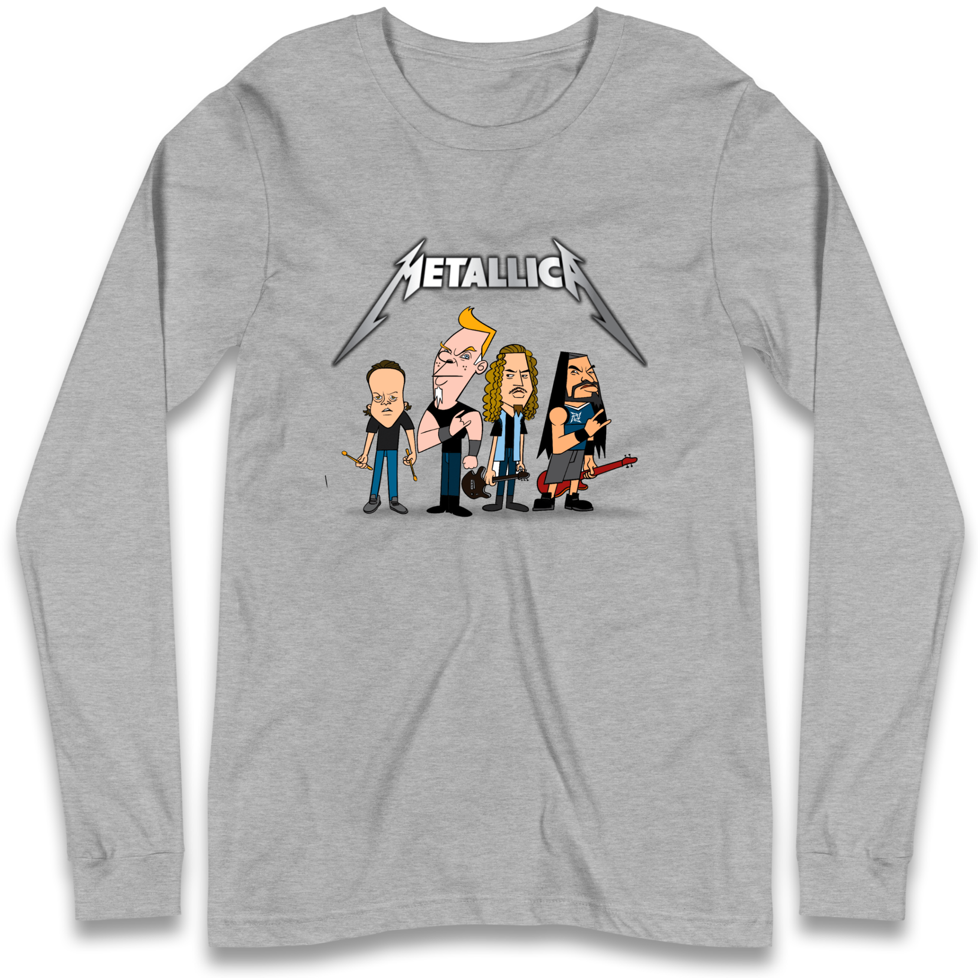 Metallica Cartoon Longsleeve T Shirt