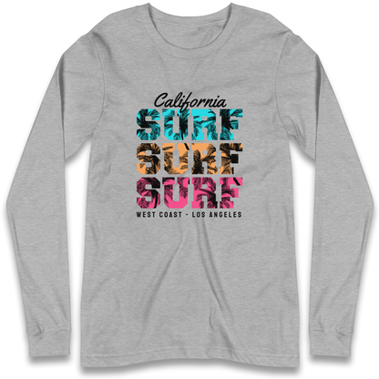 California Surf Surf Surf Longsleeve T Shirt