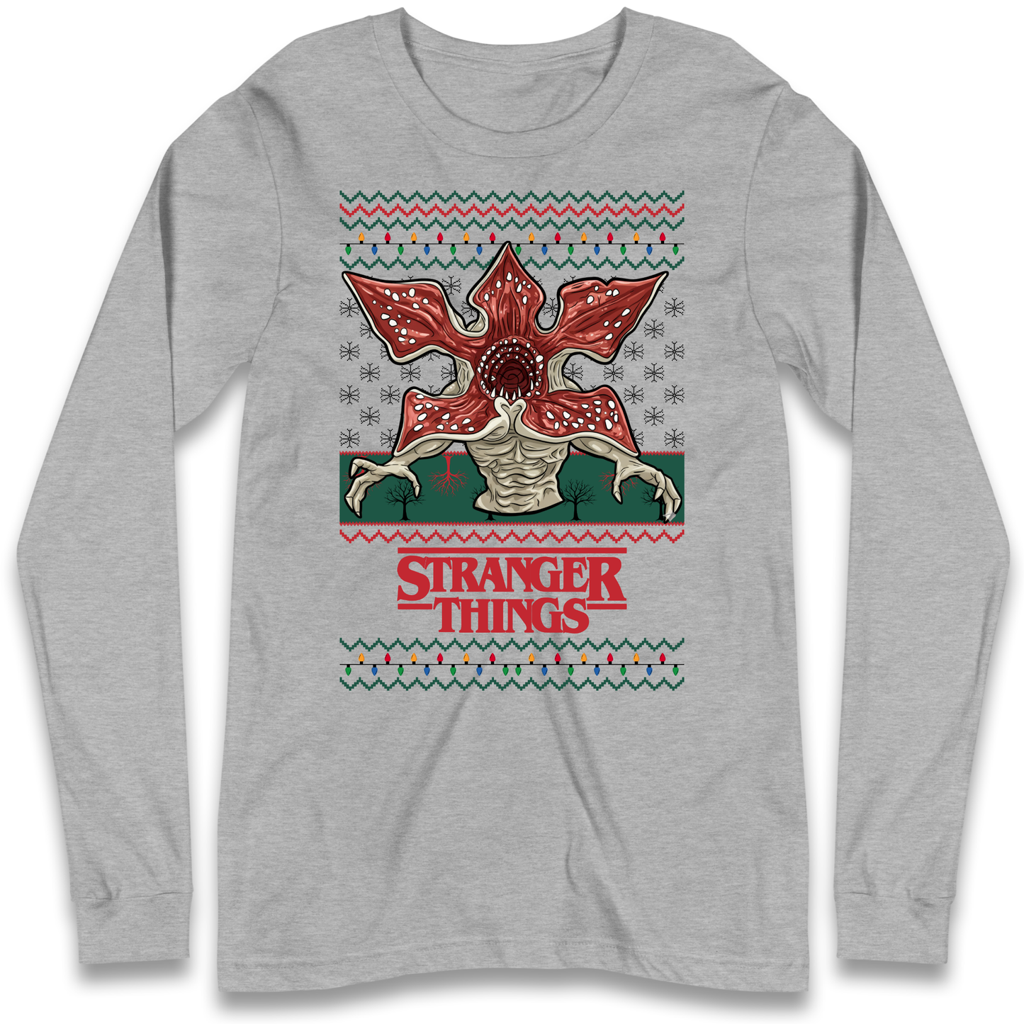 Demogorgon Christmas Longsleeve T Shirt