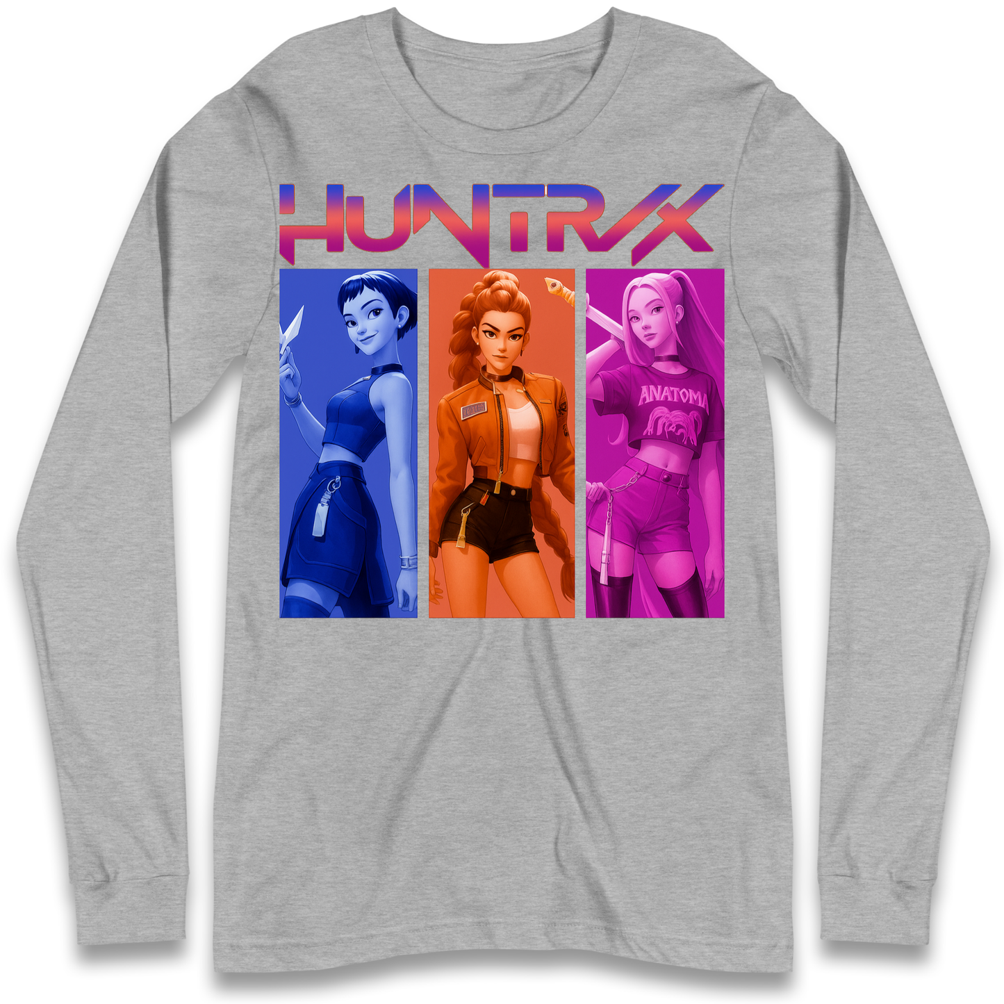 Kpop Demon Hunters Huntrix Longsleeve T Shirt