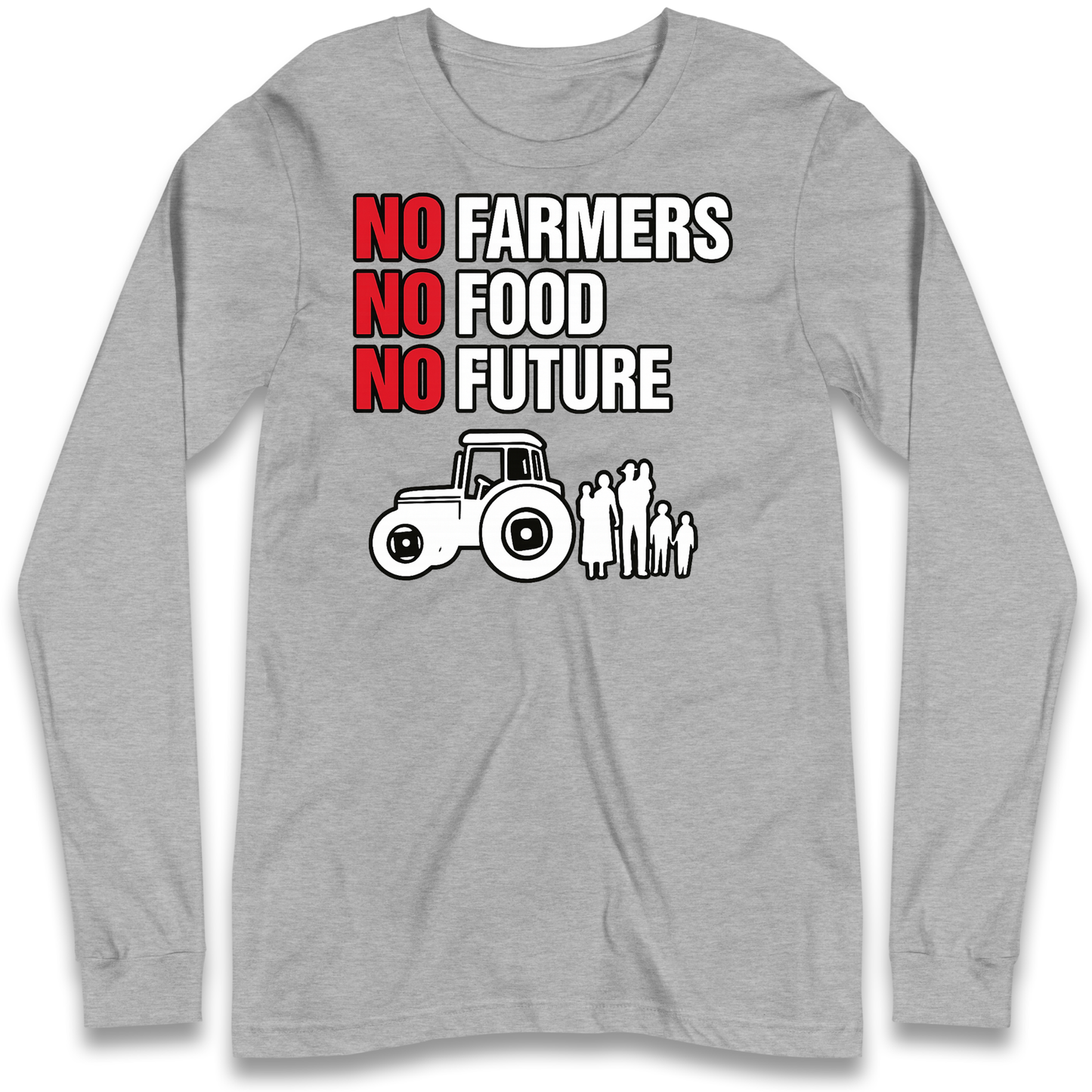 Farmers Agricultural Inheritance Tax Protest Longsleeve T Shirt