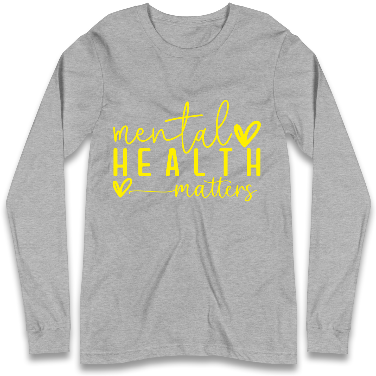 Yellow Mental Health Longsleeve T Shirt