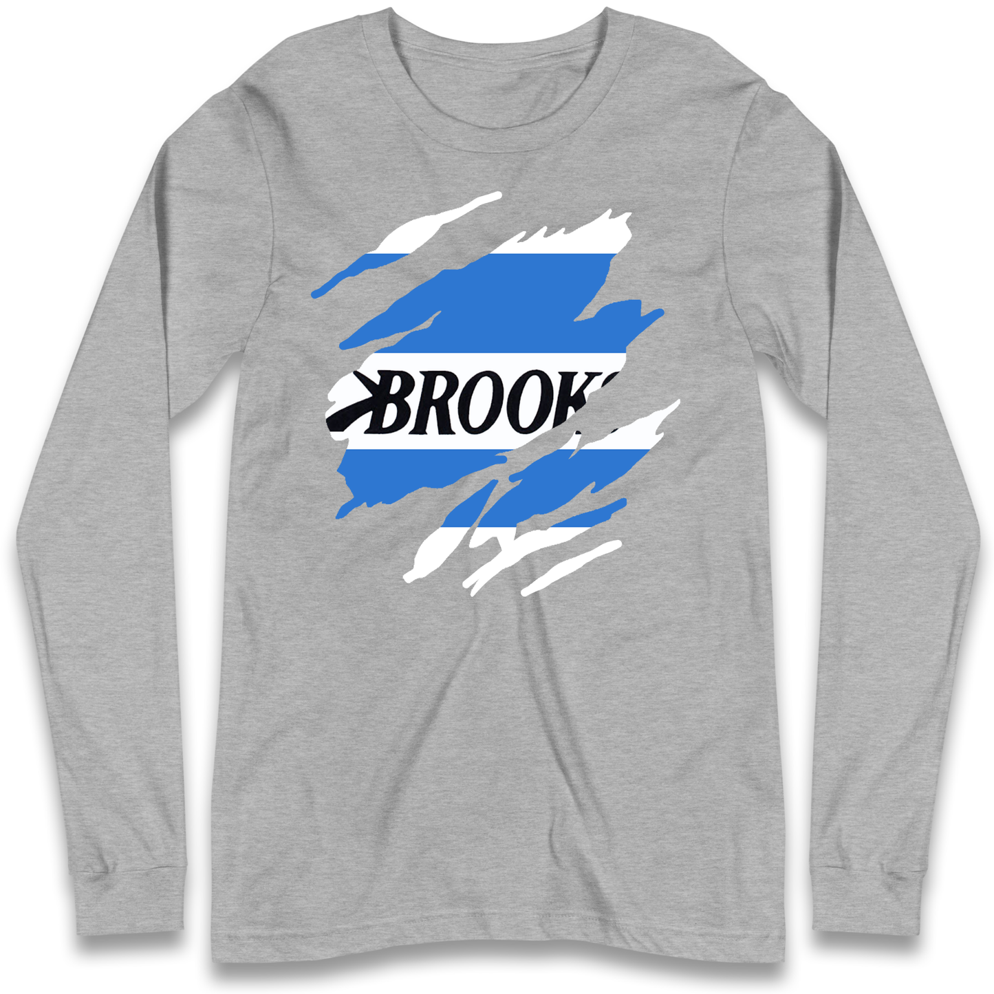 Retro QPR 1992 Torn Effect Longsleeve T Shirt
