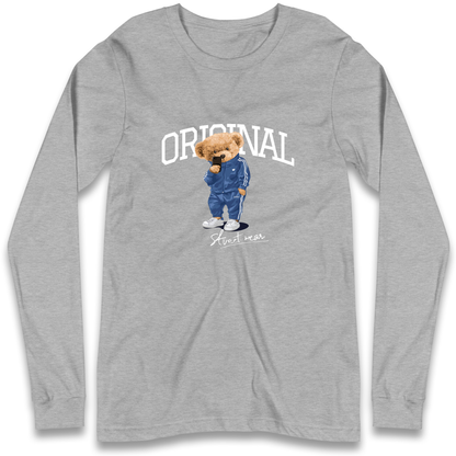 Teddy Bear Original Streetwear Longsleeve T Shirt