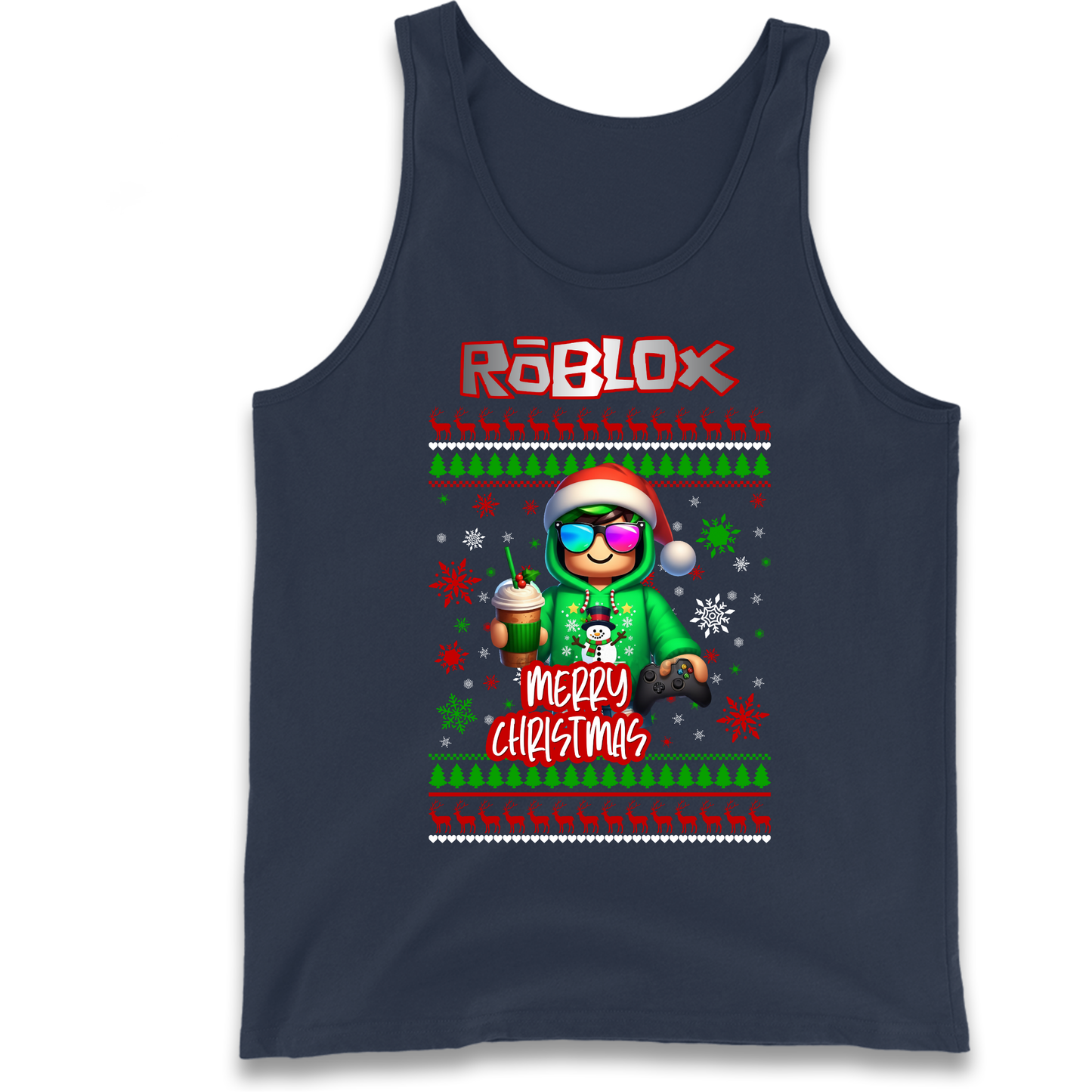 Roblox Merry Christmas Tank Top
