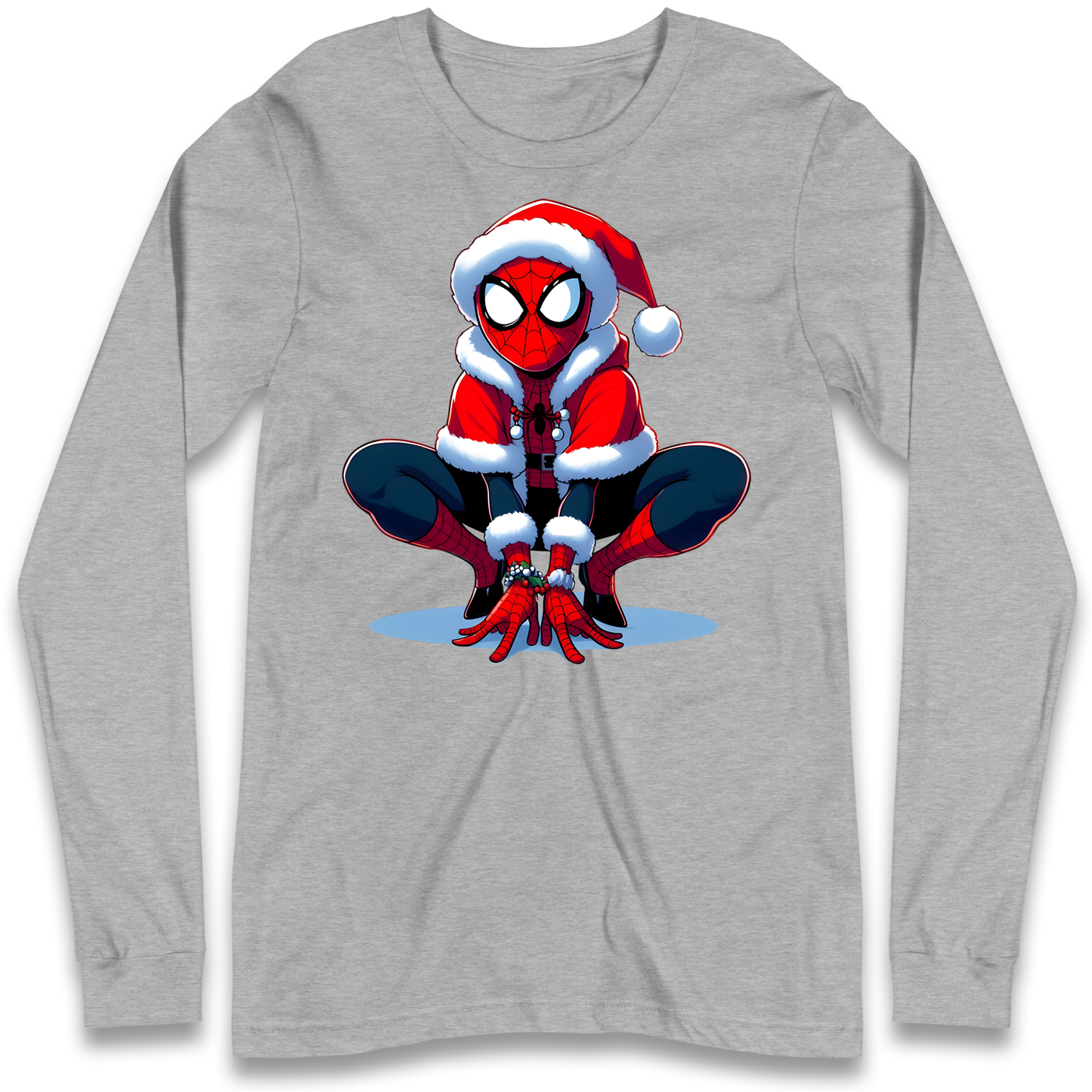 Spiderman Santa Longsleeve T Shirt