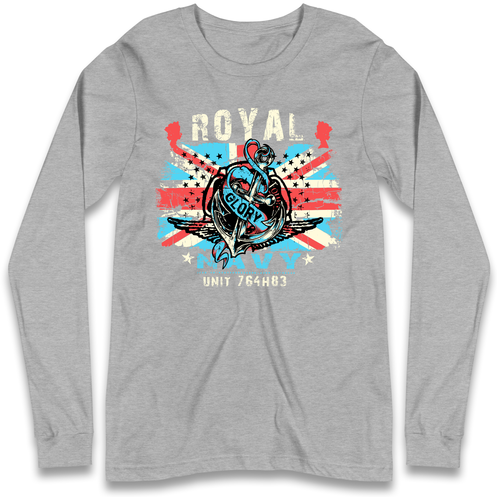 Royal Navy Glory Unit 764H83 Longsleeve T Shirt