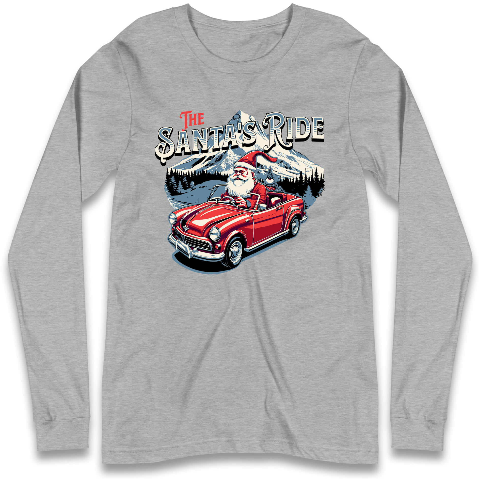 The Santas Ride Christmas Longsleeve T Shirt