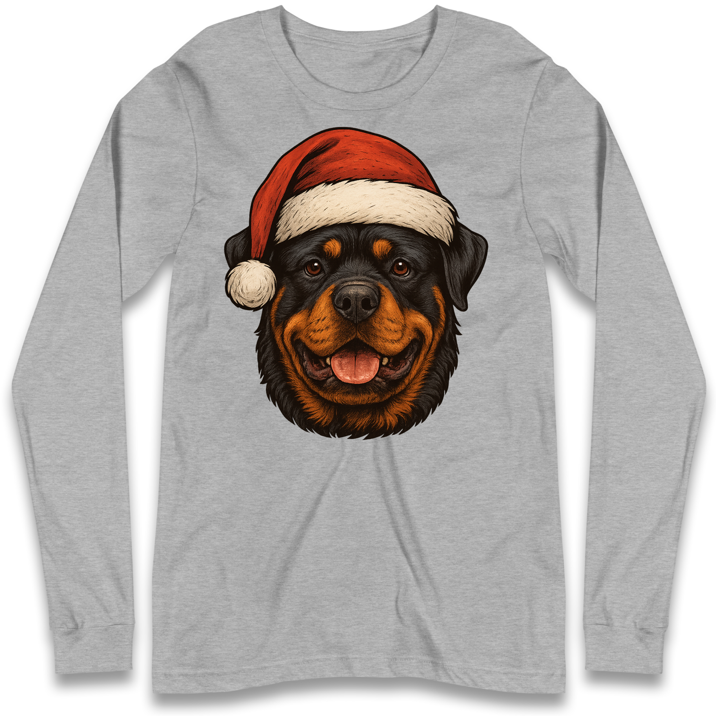 Rottweiler Christmas Longsleeve T Shirt