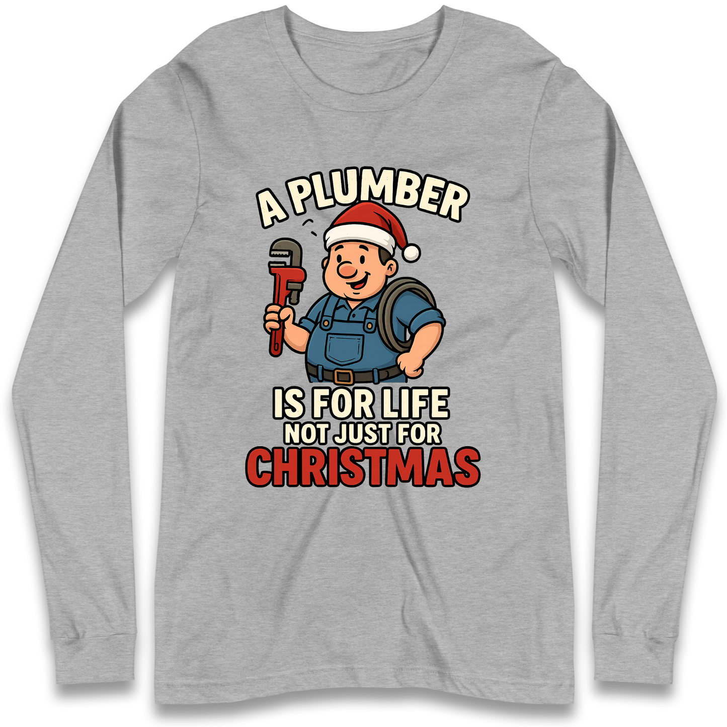 Plumber Christmas Longsleeve T Shirt