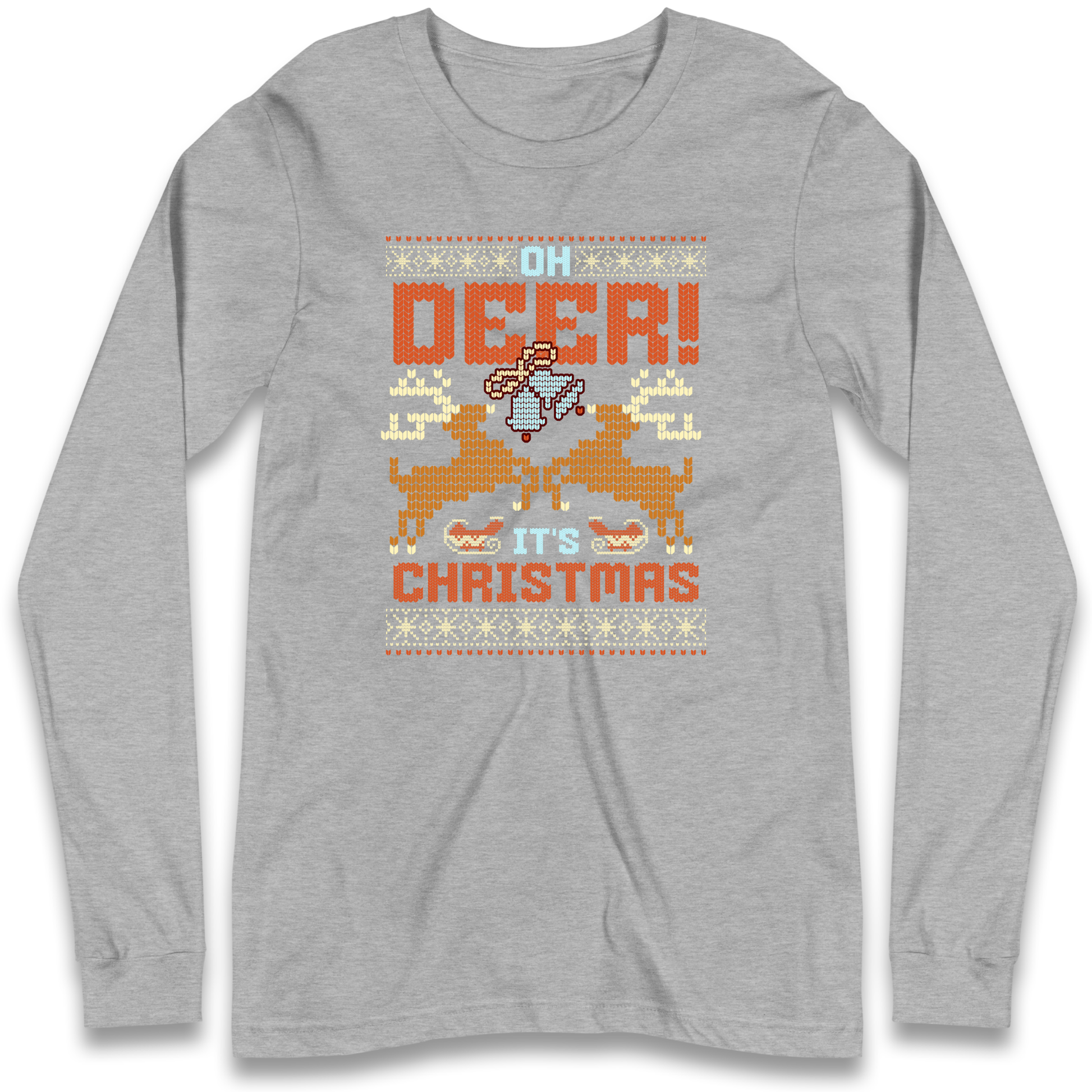 Oh Deer its Christmas Longsleeve T Shirt