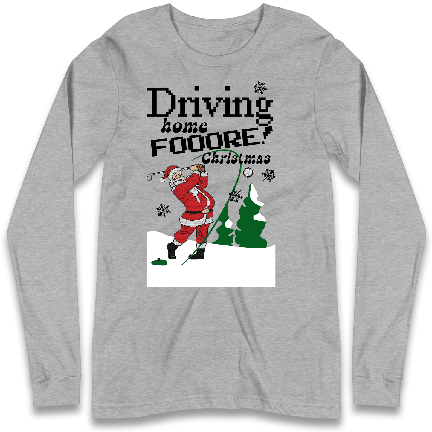 Christmas Golf Longsleeve T-Shirt