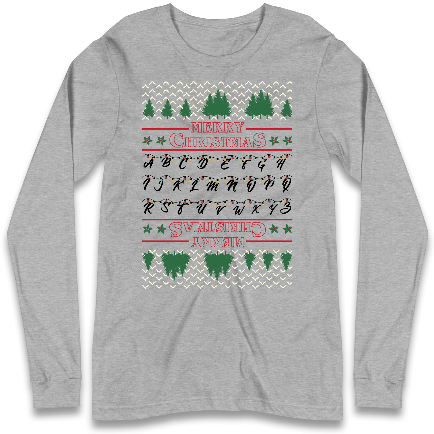 stranger things christmas jumper Longsleeve T Shirt