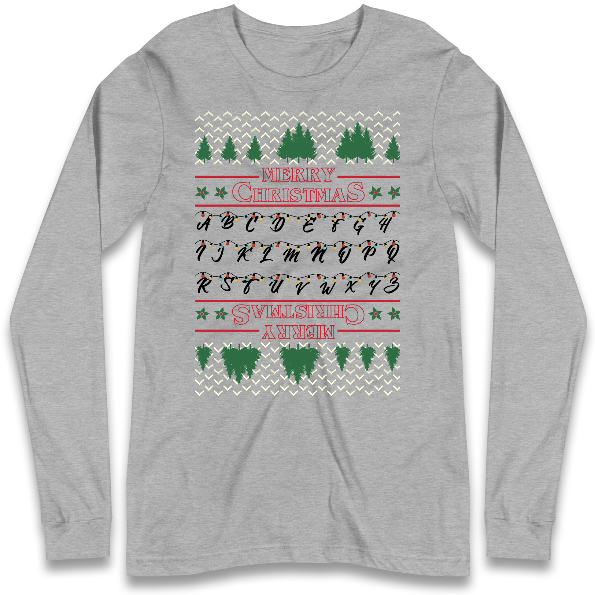 stranger things christmas jumper Longsleeve T Shirt