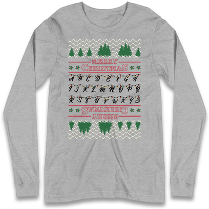 stranger things christmas jumper Longsleeve T Shirt