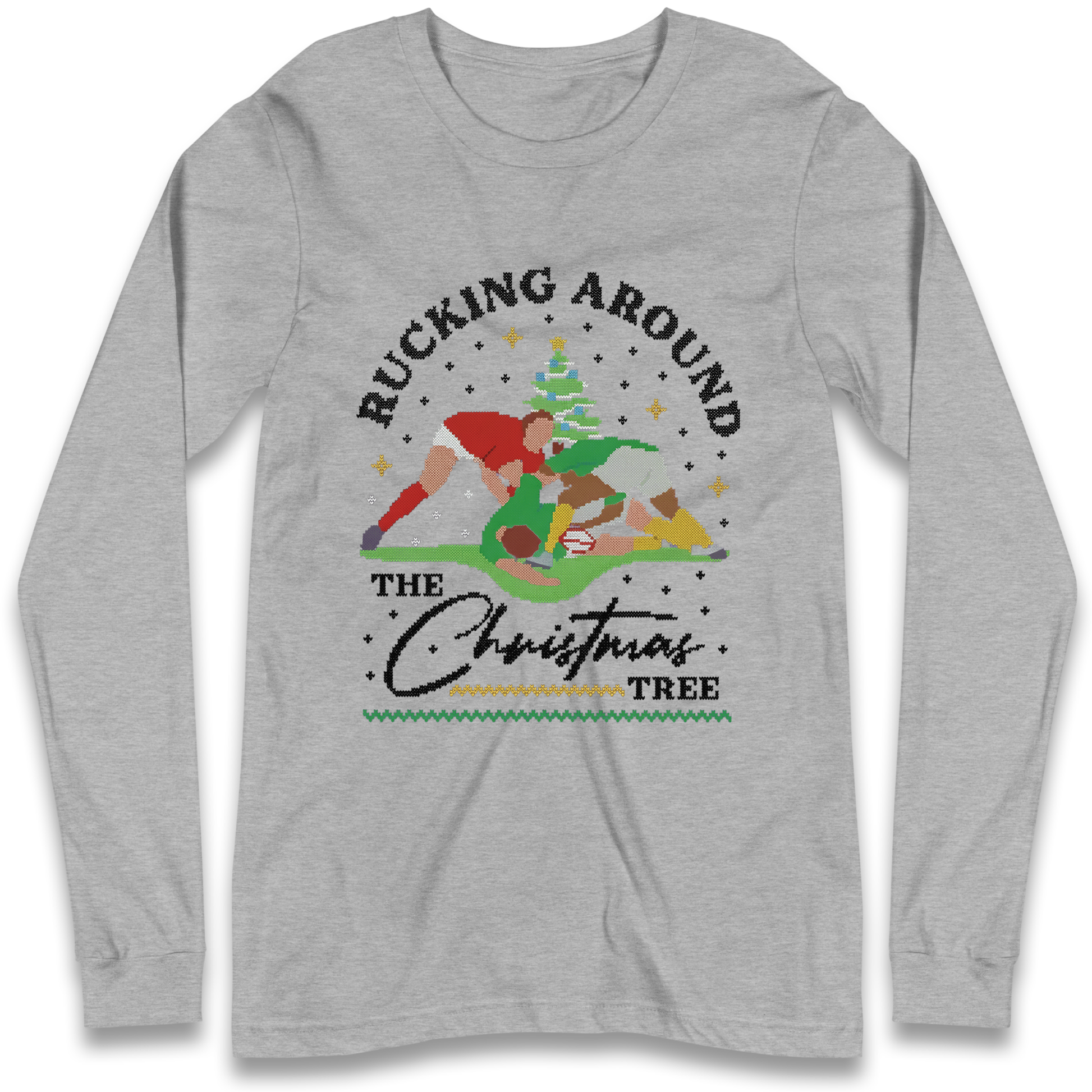 Rugby Christmas Longsleeve T Shirt