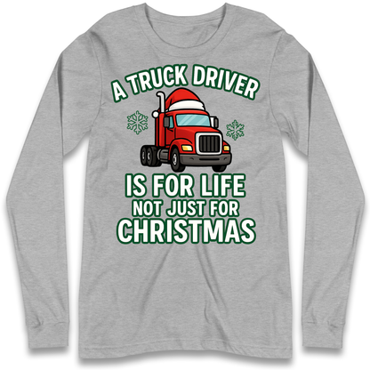 Truck Driver Christmas Longsleeve T Shirt