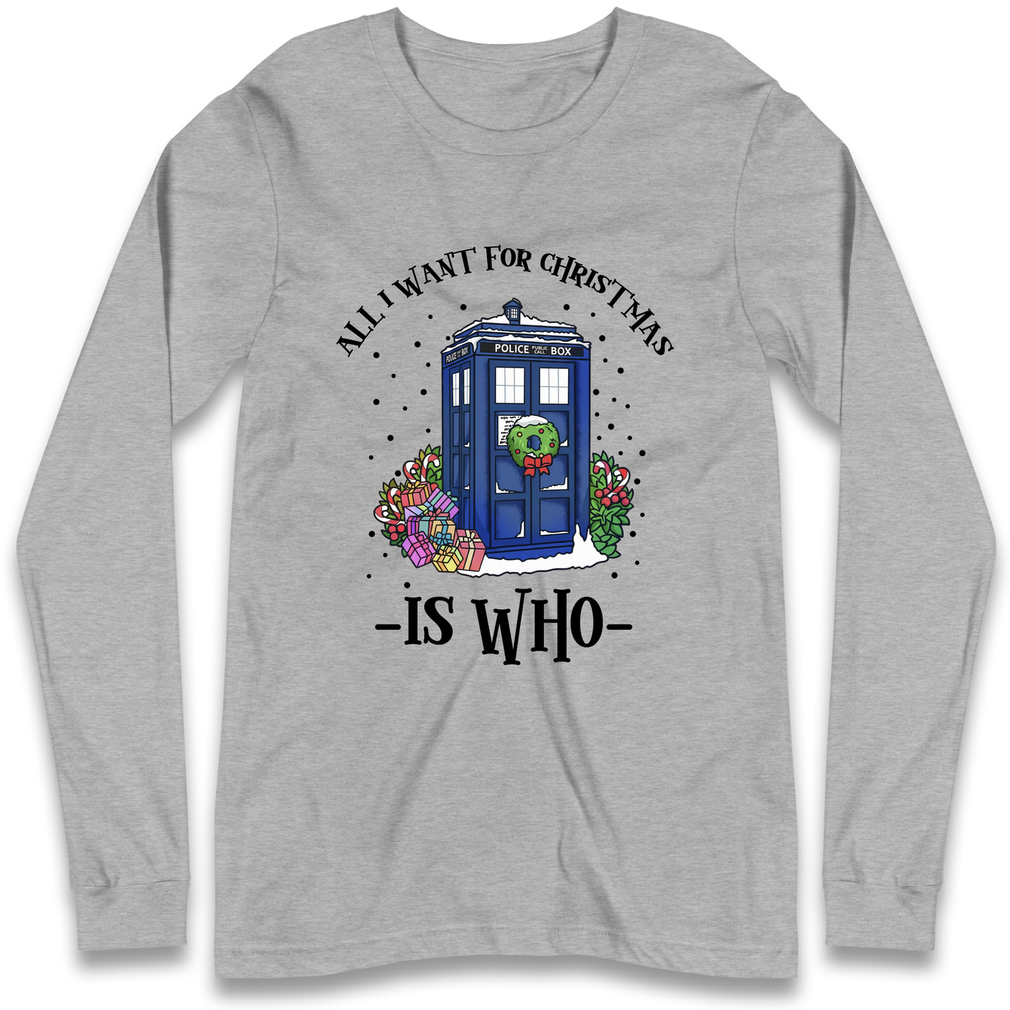 Dr Who Christmas Longsleeve T-Shirt
